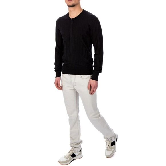 Saint Laurent Paris D18 M/SL-LW Jeans 34 Mens Off White Defect New - Picture 15 of 16